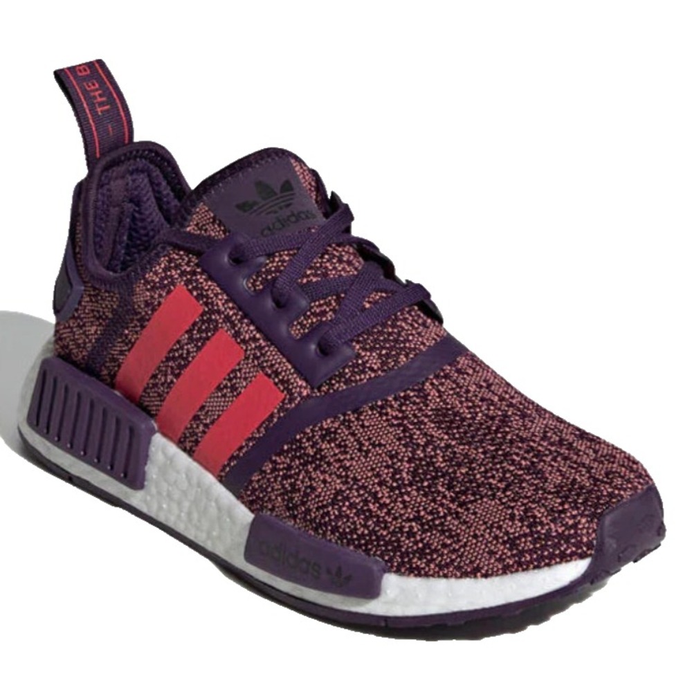 Adidas NMD R1 J Legend Purple‎ Red Womens 7.5 Youth 6.5 UK 6 EU 39 1/3